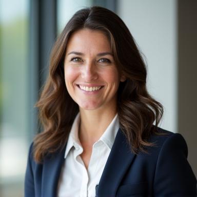 Porträt von Anna Meier, Spezialistin für Unternehmensfinanzen
