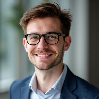 Porträt von Tobias Fischer, Experte für Kryptowährungen und Blockchain
